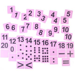 Набор магнитных карточек "Город цифр"