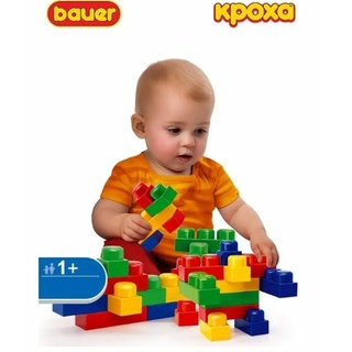 Конструктор Bauer с большими кубиками КРОХА 1+ (500деталей)