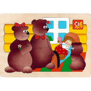 Мозаика "Три медведя" (40 деталей) - остатки