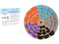 Набор "Разноцветные кружки 2" (оранж, фиол, голуб, сер, черн)