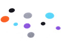 Набор "Разноцветные кружки 2" (оранж, фиол, голуб, сер, черн)