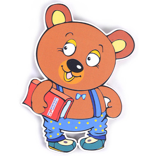 Персонаж малый "Медвежонок Мишик" (крепление на Коврограф и магн. основу)
