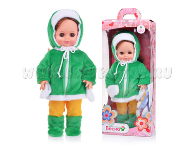 Дидактическая кукла-девочка в одежде с застежками и шнуровкой