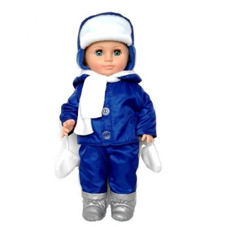 Дидактическая кукла-мальчик в одежде с застежками и шнуровкой