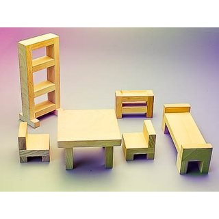 Игровой набор Фребеля "Мебель для кукольного домика"