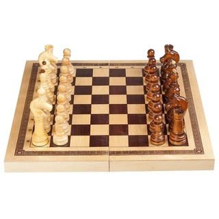 Шахматы точеные офисные деревянные с доской