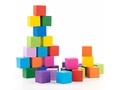 Кубики цветные (30 деталей)