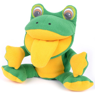 Лягушка, кукла логопедическая (на руку)