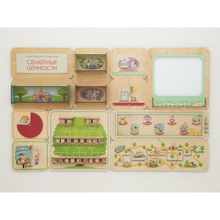 Дидактическая настенная панель "Семейные ценности"
