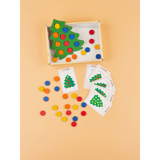 Мозаика "Елочка нарядная" (с карточками, РК)